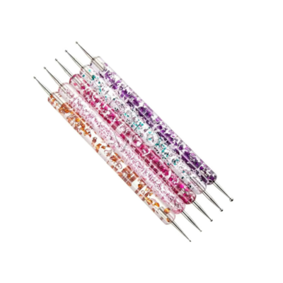 5pcs Dotting Tools Rainbow Colorfull For Nail Art / Clay Art