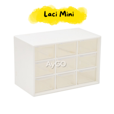 Laci Mini / Rak Mini / Beads Organizer 9 Laci