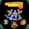 Lampu Tumblr Baterai / Lampu Led Baterai / Lampi Kawat / Lampu Diy
