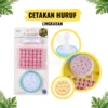 Cetakan Huruf Alphabet Lingkaran