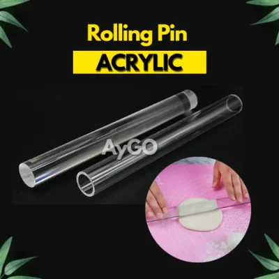 Rolling Pin Acrylic / Roller Clay / Roller Akrilik